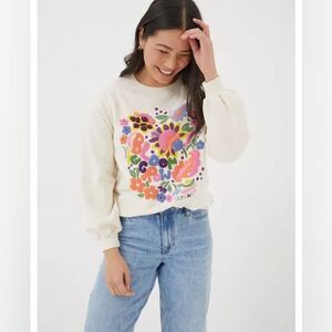 FatFace Alex Art Crewneck Sweatshirt